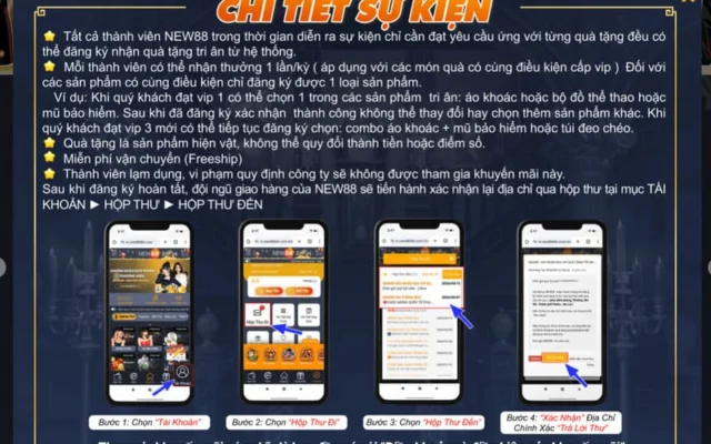 NEW88 VIP – Nhận Quà Tri Ân Nhân Ngày Sinh Nhật