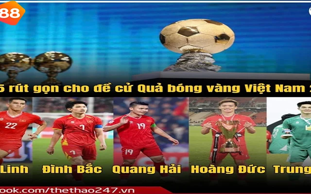 Top 5 Quả Bóng Vàng Việt Nam 2025: Cuộc Đua Danh Hiệu Danh Giá